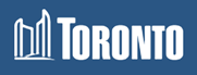 City of Toronto logo with an illustration of City Hall building